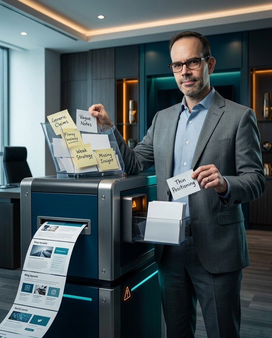 AI content exposing weak marketing strategy